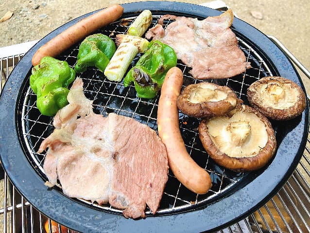 KAYANO camp ground 肉 バーベキュー